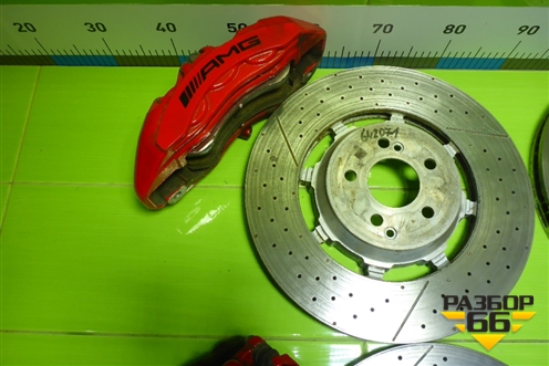 Комплект тормозной системы (перед 390х36mm  зад 360х26mm) (A2054216100 A2054216200) для Mercedes Benz C-Klass W205 с 2014г