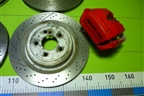 Комплект тормозной системы (перед 390х36mm  зад 360х26mm) (A2054216100 A2054216200) для Mercedes Benz C-Klass W205 с 2014г