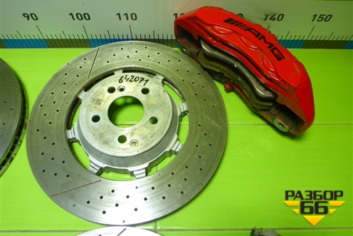 Комплект тормозной системы (перед 390х36mm  зад 360х26mm) (A2054216100 A2054216200) для Mercedes Benz C-Klass W205 с 2014г