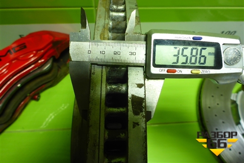 Комплект тормозной системы (перед 390х36mm  зад 360х26mm) (A2054216100 A2054216200) для Mercedes Benz C-Klass W205 с 2014г