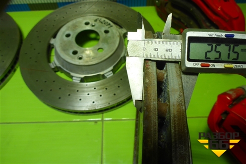Комплект тормозной системы (перед 390х36mm  зад 360х26mm) (A2054216100 A2054216200) для Mercedes Benz C-Klass W205 с 2014г
