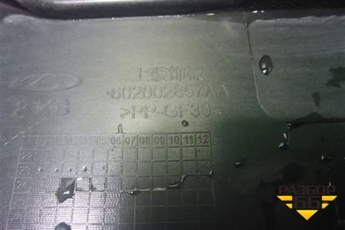 Накладка декоративная на переднюю панель (602002857AA) для OMODA S5 с 2022г