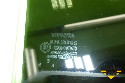 Стекло двери задней правой (хетчбэк) для Toyota Corolla (E12) с 2001-2007г