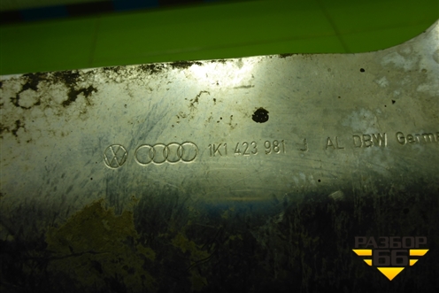 Экран тепловой (1K1423981J) для Volkswagen Golf V с 2003-2009г
