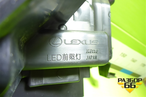 Фара левая (LED на один блок без блока) (8118560K91) для Lexus LX-570 с 2015г