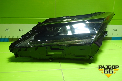 Фара левая (до 2019г LED на один блок без блока) (8118548D40) для Lexus RX 350 c 2015г