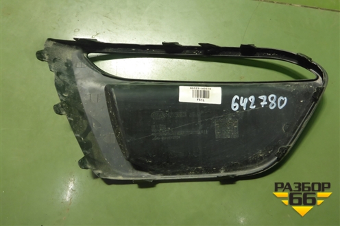Накладка переднего бампера левая (X-Line под ДХО) (86523H0510) для Kia Rio с 2017г