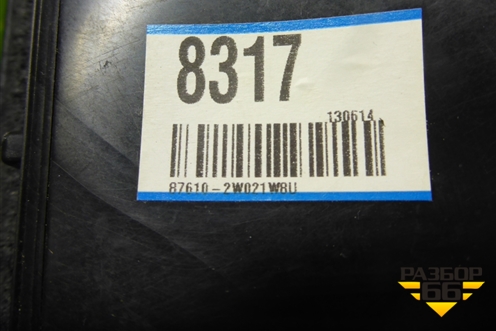 Зеркало левое электрическое (10 контактов) (876102W021) для Hyundai Santa Fe с 2012г