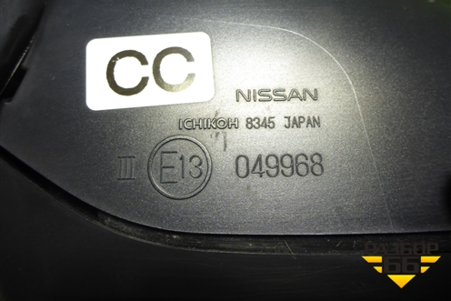Зеркало левое электрическое (7 контактов) для Nissan Note (E13) с 2020-2025г