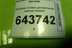 Обшивка стойки центральная нижняя правая (MR444208) для Mitsubishi Lancer-9  с 2003-2008г