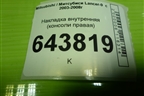 Накладка внутренняя (консоли правая) (MR506589) для Mitsubishi Lancer-9  с 2003-2008г
