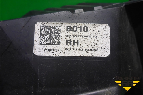 Фара правая (галоген) (92101BW010) для Hyundai Creta с 2021г