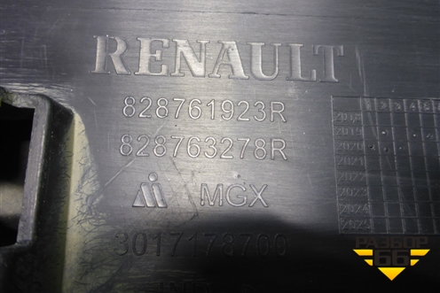 Накладка двери задней правой (828761923R) для Renault Arkana с 2019г