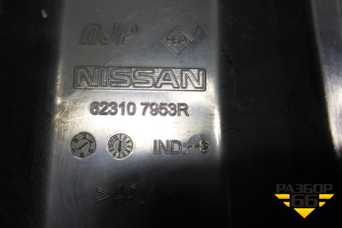 Решетка радиатора (623107953R) для Nissan Terrano с 2014г