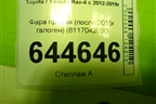 Фара правая (после 2015г галоген) (8117042650) для Toyota Rav-4 с 2012-2019г