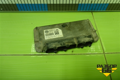 Блок управления двигателем (1.6л CFN АКПП) (03C906014C) для Volkswagen Polo (седан) с 2010г