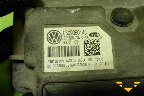 Блок управления двигателем (1.6л CFN АКПП) (03C906014C) для Volkswagen Polo (седан) с 2010г