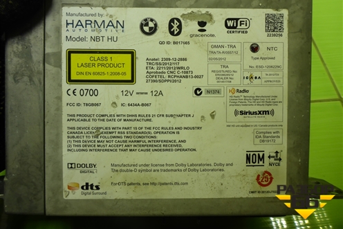 Магнитола (NBT HU) для BMW X5 F15 с 2013г