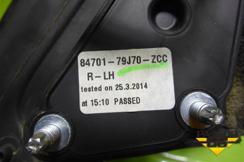 Зеркало правое электрическое (5 контактов) (8470179J70ZCC) для Suzuki SX4 с 2006-2013г