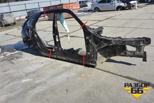 Порог со стойкой правый для BMW X5 F15 с 2013г