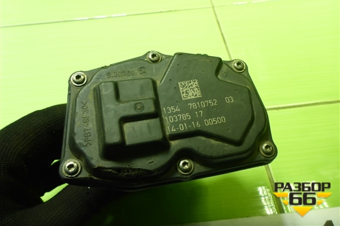 Заслонка дроссельная электрическая (3.0л N57D30A) (13547810752) для BMW X5 F15 с 2013г