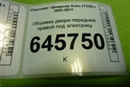 Обшивка двери передней правой под электрику (96649581) для Chevrolet Aveo (T250) с 2005-2011