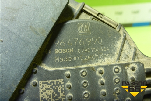Заслонка дроссельная электрическая (1.4л F14D4) (96476990) для Chevrolet Aveo (T250) с 2005-2011