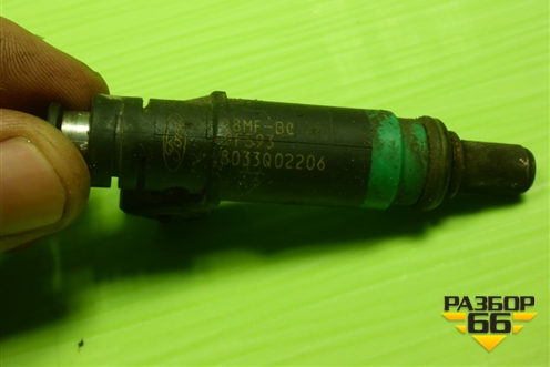 Форсунка инжекторная электрическая (1.4л FXJA) (98MFBC9F593) для Ford Fusion с 2002г