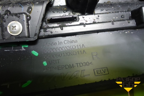 Накладка двери передней правой (после 2022г) (5500600XKQ11A) для Haval F7 с 2019г