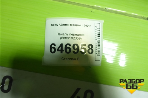 Панель передняя (8889182359) для Geely Monjaro с 2021г (Монджаро)