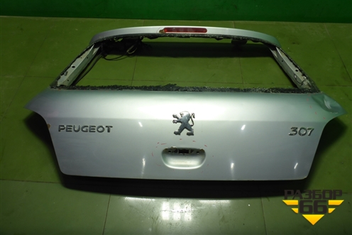 Дверь багажника без стекла (5ти дверный хетчбэк) для Peugeot 307 с 2001-2007г