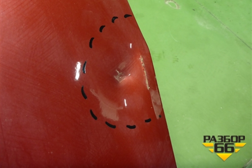 Дверь багажника со стеклом (хетчбэк) для VAZ Kalina/Калина