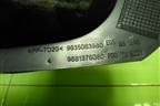 Воздухозаборник отопителя (9635063980) для Peugeot 307 с 2001-2007г