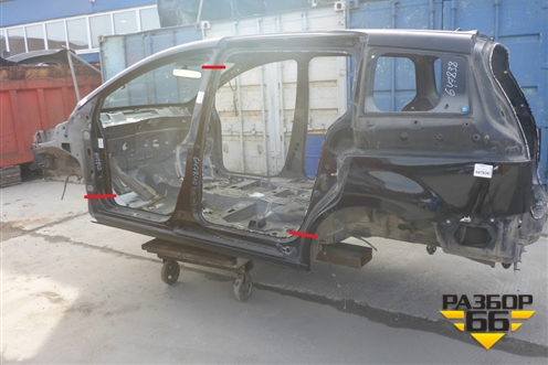 Порог со стойкой левый для Mazda Mazda 5 с 2005-2010г