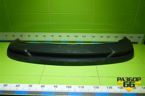 Юбка заднего бампера (под парктроник) (60U807521A) для Skoda Rapid с 2020г