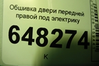 Обшивка двери передней правой под электрику (11186102014) для VAZ Kalina/Калина