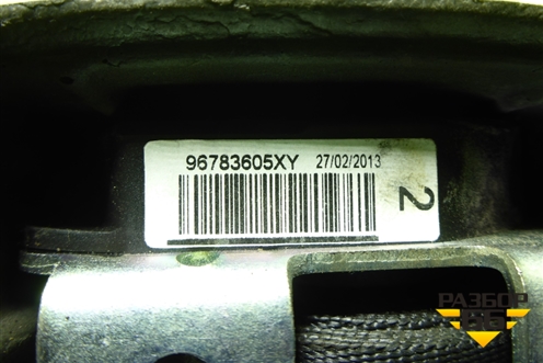 Ремень безопасности задний левый (96783605XY) для Peugeot 408 с 2012г