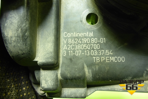 Заслонка дроссельная электрическая (1.6л PSA) (V2C38050700) для Peugeot 408 с 2012г