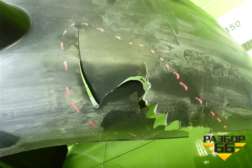Локер задний правый (9678203380) для Peugeot 408 с 2012г
