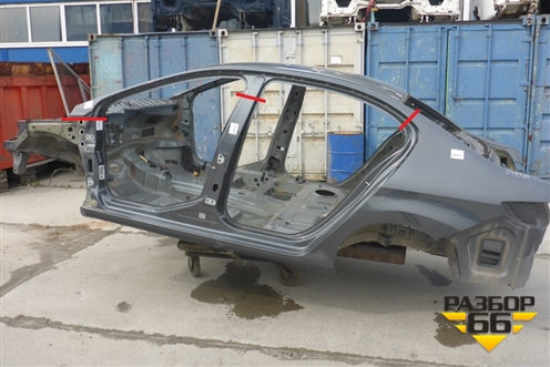 Крыша не под люк для Peugeot 408 с 2012г