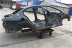 Порог со стойкой правый для Peugeot 408 с 2012г