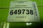 Зеркало левое электрическое (5 контактов) для Hyundai Solaris с 2010-2016г