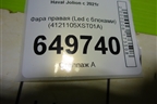 Фара правая (Led с блоками) (4121105XST01A) для Haval Jolion с 2021г