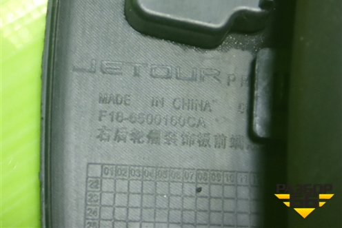 Накладка заднего крыла правого (F165500160CA) для Jetour Dashing (X-1) 2022г