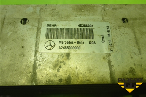 Интеркулер (A2465000900) для Mercedes Benz CLA C117 с 2013г