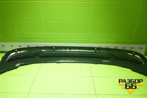 Юбка заднего бампера (под парктроник) (60U807521A) для Skoda Rapid с 2020г