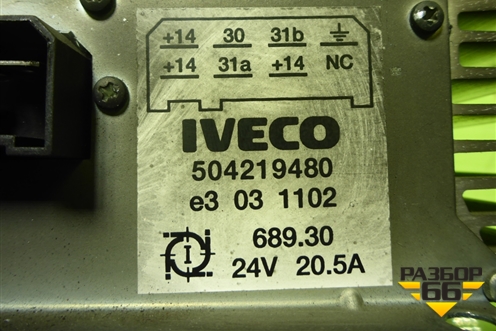 Преобразователь напряжения (504219480) для Iveco  Stralis с 2007г