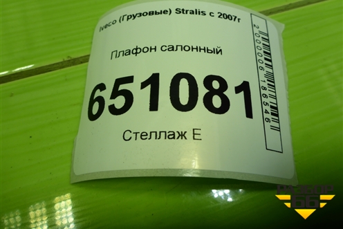 Плафон салонный для Iveco  Stralis с 2007г