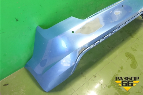 Бампер задний (под парктроник) (60U807421B) для Skoda Rapid с 2013г (Рапид)