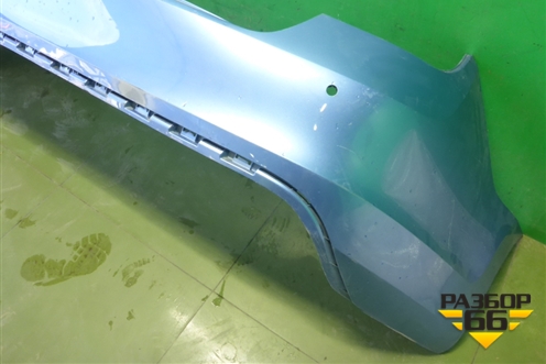 Бампер задний (под парктроник) (60U807421B) для Skoda Rapid с 2013г (Рапид)